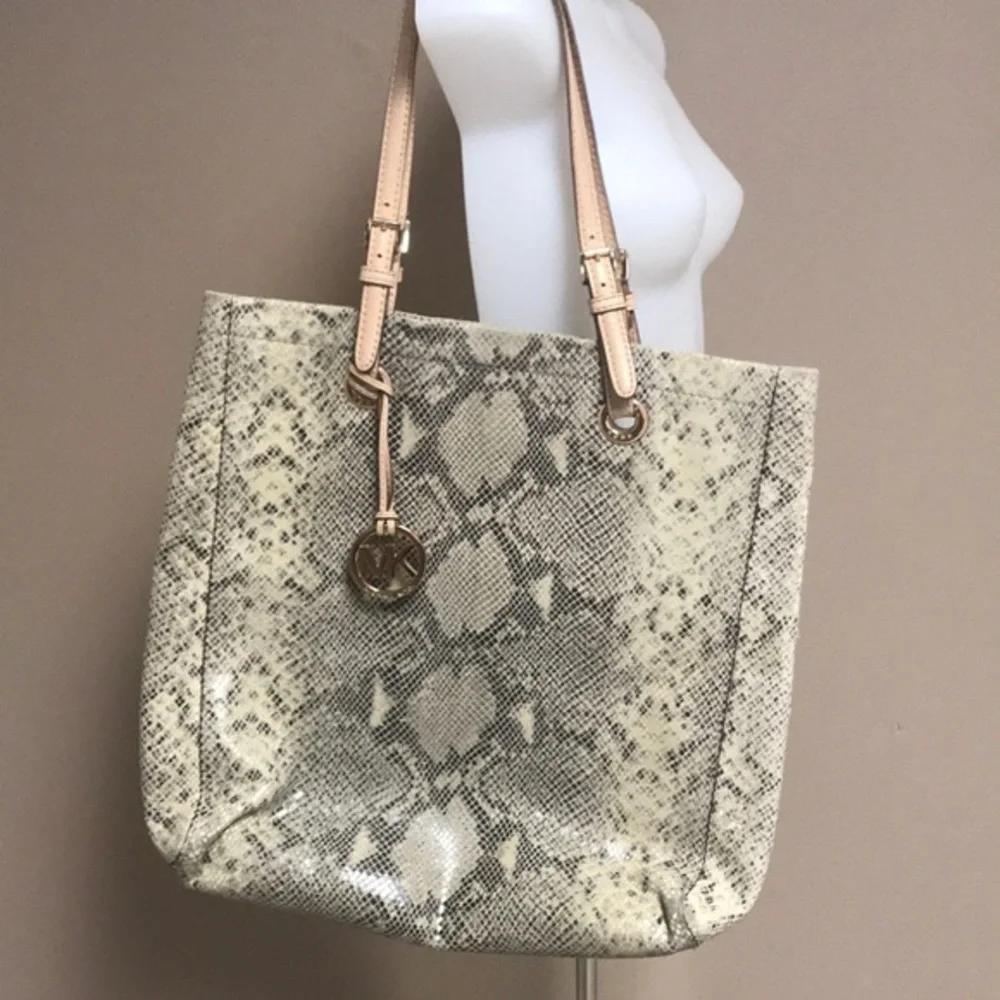 Michael Kors Python Tote Bag - Picture 2 of 3